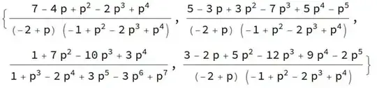 Mathematica output screenshot