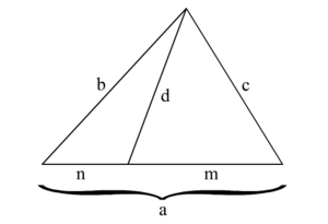 Stewart's theorem