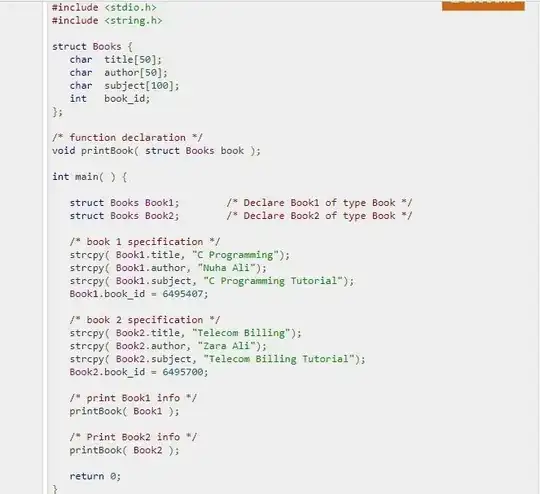 source code snippet