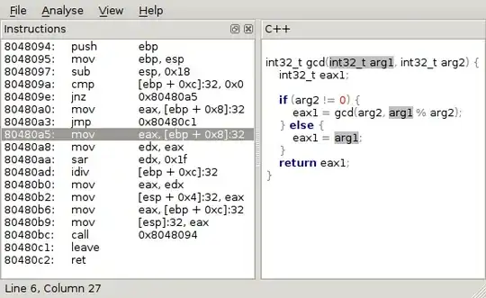 Decompiler example.