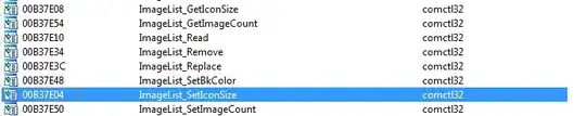 Screenshot of import tab in IDA Pro