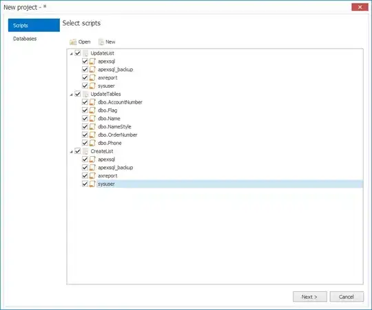 Select scripts